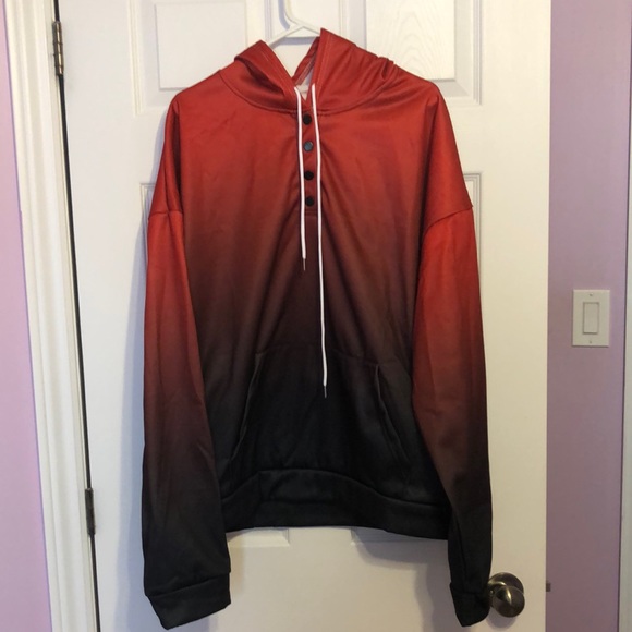 NWOT Shenzhen Ombré hooded sweatshirt - Picture 1 of 5